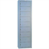 9 Person Privacy Locker - 1 Section (Assembled)