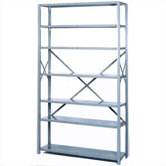 8000 Series Open Shelving - 7 Shelves: 84" H x 36" W x 24" D