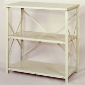 8000 Series Open Counter High Shelving - 3 Shelves: 39" H x 36" W x 18" D