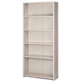 8000 Series Closed Shelving - 6 Shelves: 84" H x 36" W x 12" D