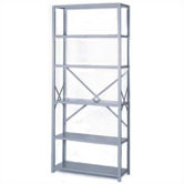 8000 Series Open Shelving - 6 Shelves: 84" H x 48" W x 18" D