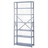 8000 Series Open Shelving - 7 Shelves: 84" H x 48" W x 12" D