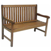 Milano Wood Garden Bench