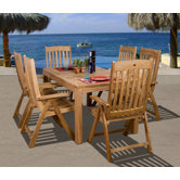 Amazonia Michigan 7 Piece Dining Set