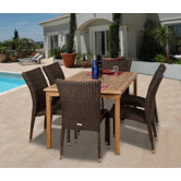 Amazonia Wales 7 Piece Dining Set