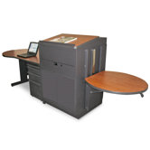 Zapf Office Support Teacher's Desk with Steel Door