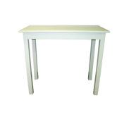 Tavern Pub Table in Antique Milk White