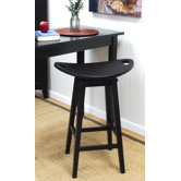 Asheville Swivel Bar Stool in Antique Black