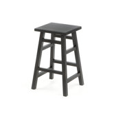O'Malley Pub Counter Stool in Antique Black