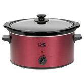 3.5 Qt Slow Cooker in Red