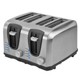 4 Slice Stainless Steel Toaster