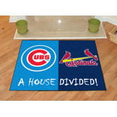 MLB House Divided Novelty Rug
