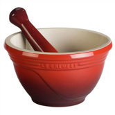 Large Mortar and Pestle Set in Cherry