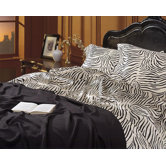 Charmeuse Zebra Print Sheet Set