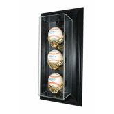 Three Baseball "Case-Up" Display