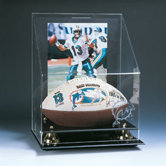 8" x10" Football and Photo Display Case