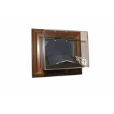 Wall Mountable Cap "Case-Up" Display in Brown