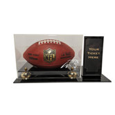 Deluxe Football Display with Ticket Holder