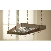 Gourmet Hammered Hanging Pot Rack