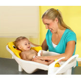 Bath Tub and Ducky Toy Bag Set