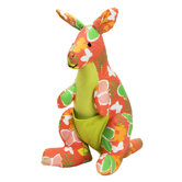 Color Zoo Kacy the Kangaroo Stuffed Toy