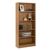 Essentials 71.5" X 31" Tall Bookcase in Cappuccino