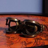 Folding Binocular in Wood Box