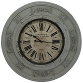 Randolph Wall Clock in Distressed Light Blue