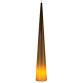 Pinnacle One Light Pendant with Brown Shade