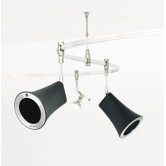 Railtoness Two Speaker Kit with Two-Circuit Monorail Mount