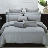 Modern Leaves Jacquard Bedding Collection