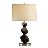 Cubes Standing Table Lamp in Gloss Black