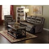 Fiesta 2 Piece Leather Reclining Living Room Set