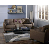 Trista 2 Piece Fabric Living Room Set