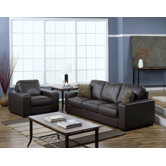 Luciana 2 Piece Leather Living Room Set