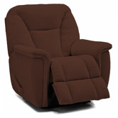 Wyatt Leather Chaise  Recliner