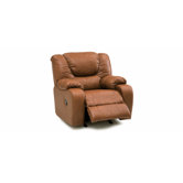 Dugan Leather Chaise  Recliner