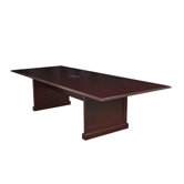 Prestige Traditional Veneer Rectangular Conference Table in Mahogany