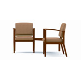 Amherst Two Chairs with Connecting Corner Table