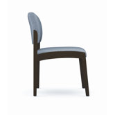 Lenox Armless Guest Chair with Side View
