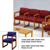 Classic Three Seats with Open Back