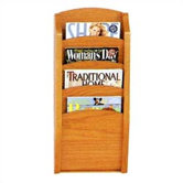 Contemporary Series 4 Pocket Magazine Rack