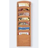 Contemporary Series Seven Pocket Magazine Rack