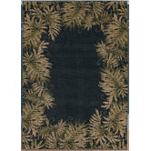 Home Nylon Black Jungle Tumble Rug