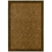 Home Nylon Spice Seaspray Damask Rug