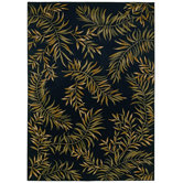 Home Nylon Onyx Leaves A Plenty Rug