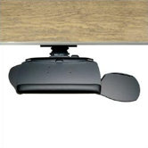 Keyboard Tray and Dual Mouse Advantage Platform with Single Adjustable Arm