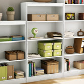 Axess Four Shelf Bookcase in Pure White