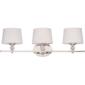 Rondo  Vanity Light in Polished Nickel