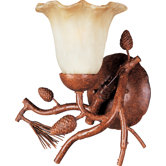 Pine Grove Large  Wall Sconce in Pine Tree